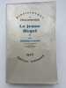 Le jeune Hegel. Sur les rapports de la dialectique et de l'&eacute;conomie. Tome 2. LUKACS Georges