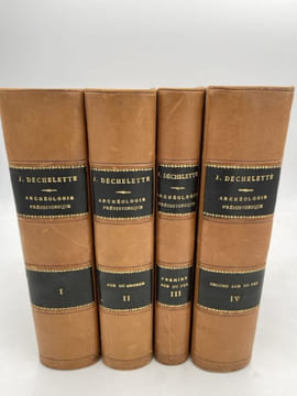 Manuel d'archéologie préhistorique, celtique et gallo-romaine. 4 volumes. DECHELETTE Joseph