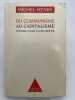 Du communisme au capitalisme, th&eacute;orie d'une catastrophe. HENRY Michel
