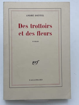 Des trottoirs et des fleurs. DHOTEL André