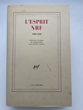 L'esprit NRF. HEBEY Pierre