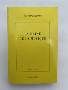 La haine de la musique