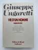 Vie d'un homme. Po&eacute;sie 1914 - 1970 . UNGARETTI Guiseppe 