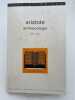 Anthropologie. Textes choisis. ARISTOTE