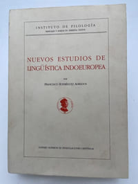 Nuevos estudios de Linguistica Indoeuropea