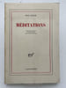 M&eacute;ditations. JACOB Max