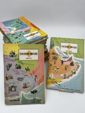 Tour du monde. Revue mensuelle. 27 fascicules . VOYAGES ]
