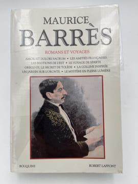 Romans et voyages . BARRES Maurice