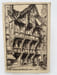 Gravure Eau forte originale : Caen, maison de bois rue Saint Jean. REX pseudonyme d'Emile LEROI