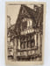 Gravure Eau forte originale : Caen, maison de bois rue Saint Pierre. REX pseudonyme d'Emile LEROI