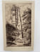 Gravure Eau forte : Paris, la Tour Saint Jacques. Jean DELIS pseudonyme d'Emile LEROI