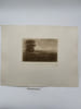 Gravure Eau-forte. Les Deux Ch&ecirc;nes. VIALA Eug&egrave;ne 