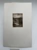 Gravure Eau-forte. Le pont du diable. Bonnecombe. VIALA Eug&egrave;ne 