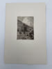 Gravure Eau-forte. Ch&acirc;teau d'Estaing. VIALA Eug&egrave;ne 