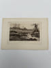 Gravure Eau-forte. Un ruisseau, Salle-Curan. VIALA Eug&egrave;ne