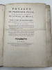 Voyage du Professeur Pallas dans plusieurs provinces de l'Empire de Russie, et de l'Asie septentrionale. Atlas. PALLAS Peter Simon