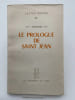 Le Prologue de saint Jean. BOISMARD M E 