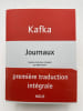 Journaux. KAFKA 