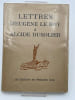 Lettres d'Eug&egrave;ne Le Roy &agrave; Alcide Dusolier. LE ROY Eug&egrave;ne 