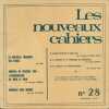 Les nouveaux cahiers. n°28. LES NOUVEAUX CAHIERS ] REVUES 