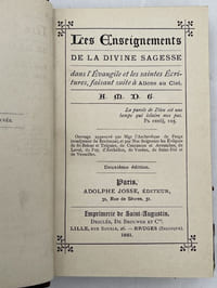 Les enseignements de la divine sagesse dans l'évangile et les saintes écritures faisant suite à allons au ciel