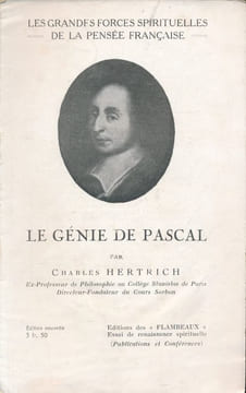 Le génie de Pascal . HERTRICH Charles