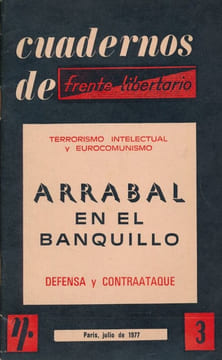 Terroeismo intelectual y eurocomunismo. Arrabal en el banquillo . ARRABAL ]