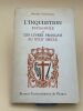 L'inquisition espagnole et les livres français au XVIIIe siècle . DEFOURNEAU Marcelin 