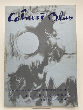 Cahiers bleus.  38. Lettres du Québec . CAHIERS BLEUS ]