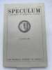 Speculum. A journal of medieval studies. October 1980 . SPECULUM ]