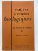 Les origines de l'Homme. Cahiers d'&eacute;tudes biologiques . BIOLOGIE ] 