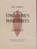 Epigrammes Homériques . CARRIERE Paul 