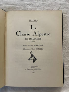 La chasse Alpestre en Dauphine. ALPINUS