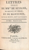 Lettres choisies de MMmes de Sévigné, de Grignan, de Simiane et de Maintenon. COLLECTIF 