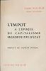 L'Impot à l'époque du Capitalisme monopoliste d'Etat. SALLELES LUCIEN 