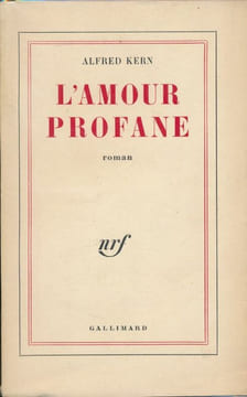 L'amour profane . KERN Alfred