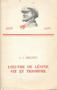 L'oeuvre de Lenine vit et triomphe