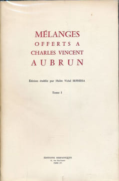 Mélanges offerts à Charles Vincent Aubrun . VINCENT AUBRUN Charles