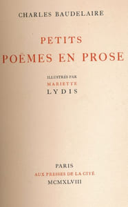 Petits poèmes en prose