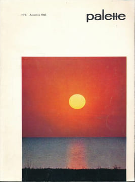 Palette. N°6 - Automne 1960. COLLECTIF