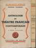 Anthologie du théâtre français contemporain. 2 Volumes. PILLEMENT Georges