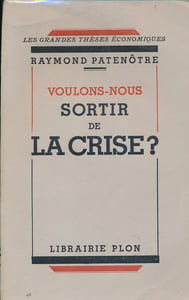 Voulons nous sortir De la crise ?