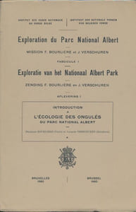 Introduction à l'écologie des ongulés du parc national Albert