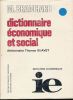Dictionnaire économique et social. Dictionnaire Thomas Suavet . BRANCIARD Michel.