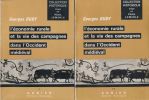L'économie rurale et la vie des campagnes dans l'occident médiéval. 2 volumes. DUBY Georges