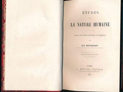 Etudes sur la nature humaine. Essai de philosophie optimiste