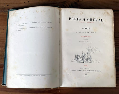 Paris à cheval . Crafty