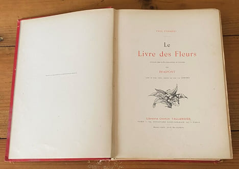 Le livre des fleurs . Paul Cosseret