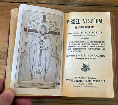 Missel vespéral expliqué. Abbé E. Bourceau