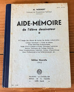 Aide-mémoire de l'élève dessinateur 